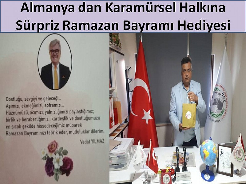 Almanya dan Karamürsel Halkına Sürpriz Ramazan Bayramı Hediyesi