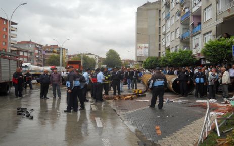 Karamürsel'de kaza görüntüleri