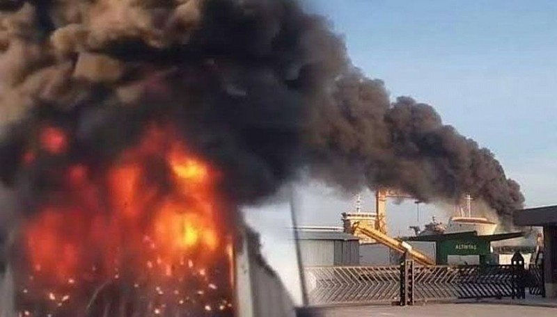 Altınova'da tersanede patlama: 3 işçi yaralandı	
