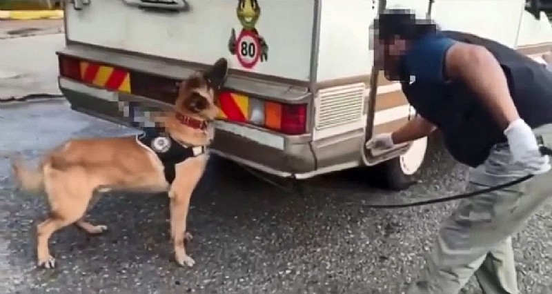 Polis ekipleri karavan da uyuşturucu yakaladı	
