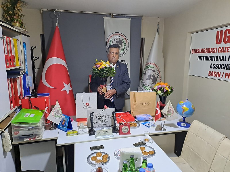 Cumhuriyet Halk Partisi CHP Kaytazdere Belediye Başkan Adayı Doğan Çitil’den Uluslararası Gazeteciler Cemiyetine 10 Ocak Çalışan Gazeteciler Günü Kutlama Çiçeği	