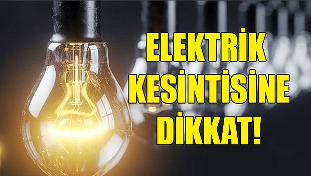 Karamürsel merkez ve köylerinde elektrik kesintisi 19 Kasım 2021 Cuma Günü