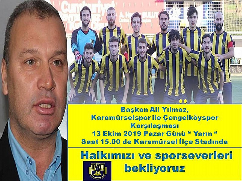 Karamürselspor ,Çengelköyspor u konuk edecek