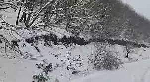 Kocaeli Karamürsel e de mart karı yağıyor	