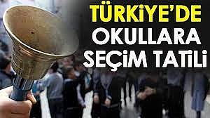 Eğitime seçim arası 1 gün tatil