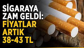 Sigaraya zam geldi