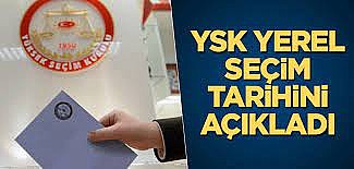 Yerel seçim tarihi netleşti	