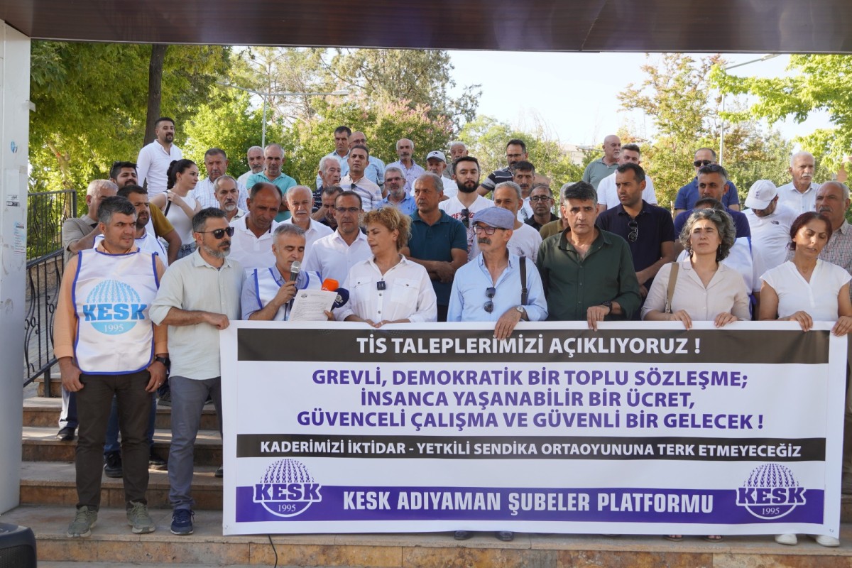 KESK Eş Genel Başkanı Ayfer Koçak’tan Adıyaman’da sert TİS çıkışı: ‘Geçinemiyoruz’  - Videolu Haber