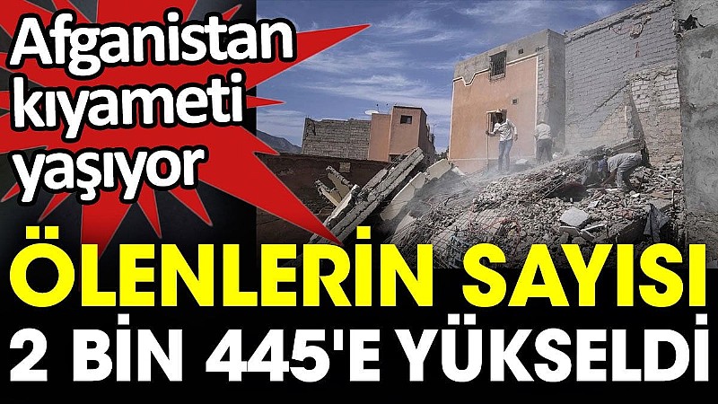 Afganistan'da 6.0 büyüklüğünde deprem! Yüzlerce ölü ve yaralı var