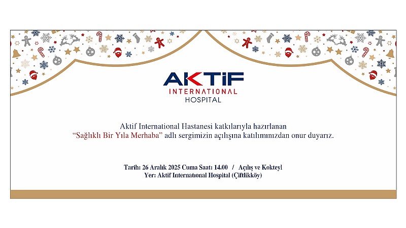 Aktif İnternational Hospital'den Sergi