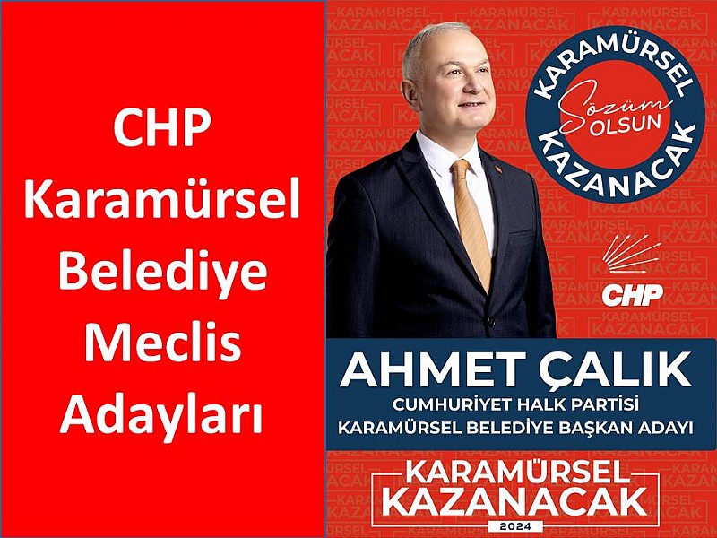 CHP Karamürsel Belediye Meclis Adayları Belirlendi	