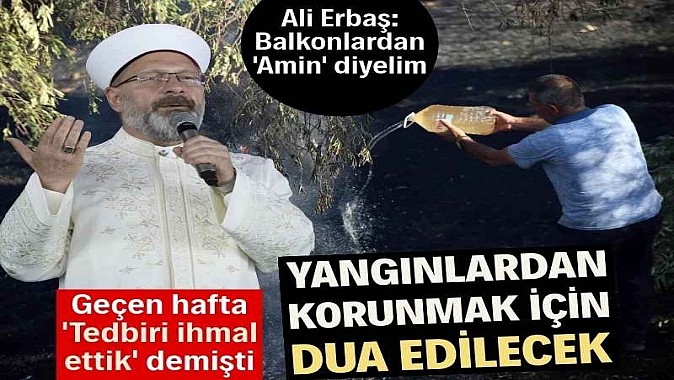  Diyanet İşleri Başkanlığından halka balkonlardan ‘amin’ çağrısı