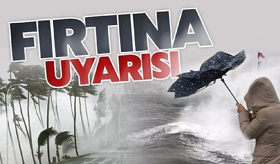 Kocaeli Valiliği’nden fırtına uyarısı!