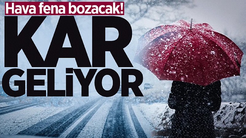 Marmara'ya lapa lapa kar geliyor!