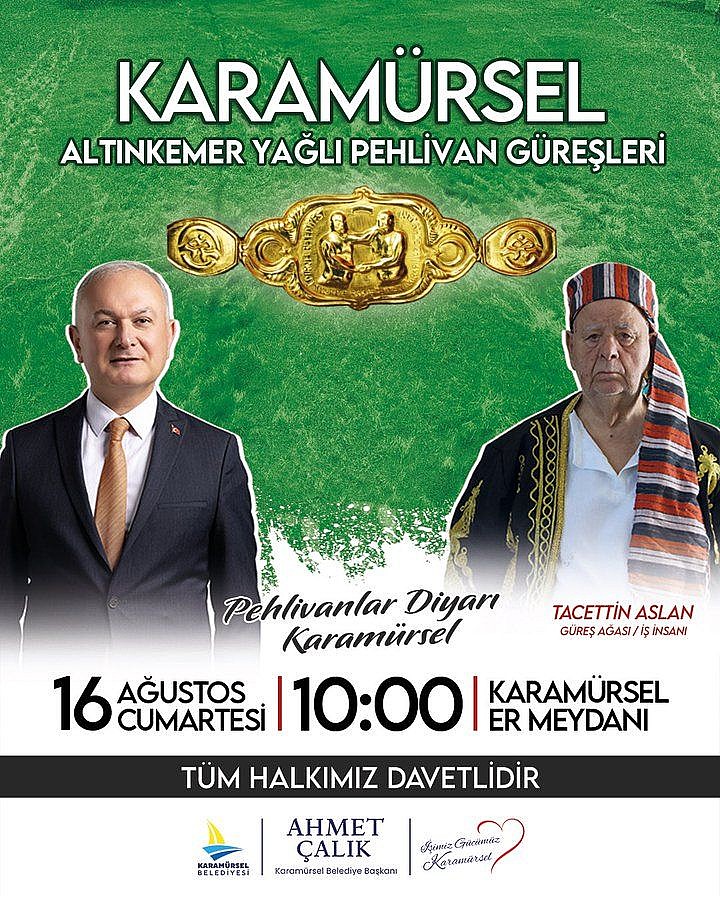 Karamürsel’de altınkemer yağlı güreşleri 
