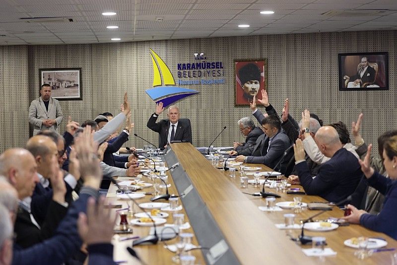 Karamürsel Belediyesi Nisan ayı meclis toplantısını yaptı