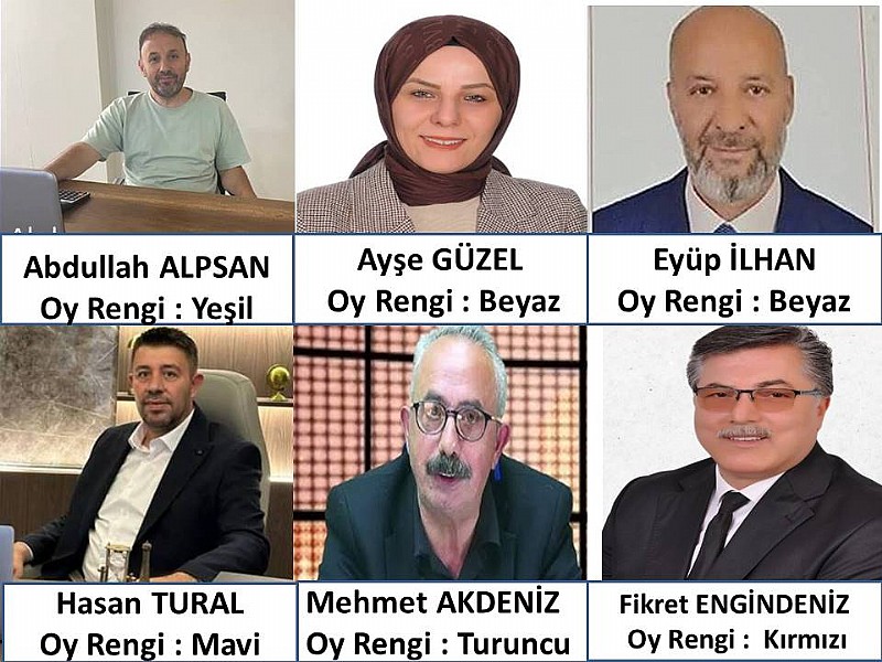 Karamürsel Esnaf ve Sanatkarlar Odasındaki Başkan Adayların Oy Pusula Rengi Belli Oldu