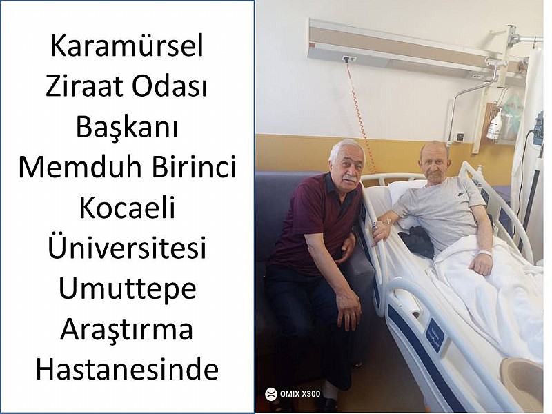 Başkan Memduh Birinci, Kocaeli Üniversitesi Umuttepe Araştırma Hastanesinde