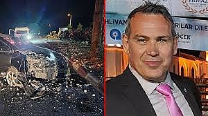 Karamürselli başpehlivan Halil Bağdat trafik kazası geçirdi