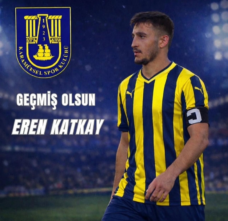 Karamürselspor’da Eren Katkay’ın çapraz bağ sakatlığı yaşadığı öğrenildi	