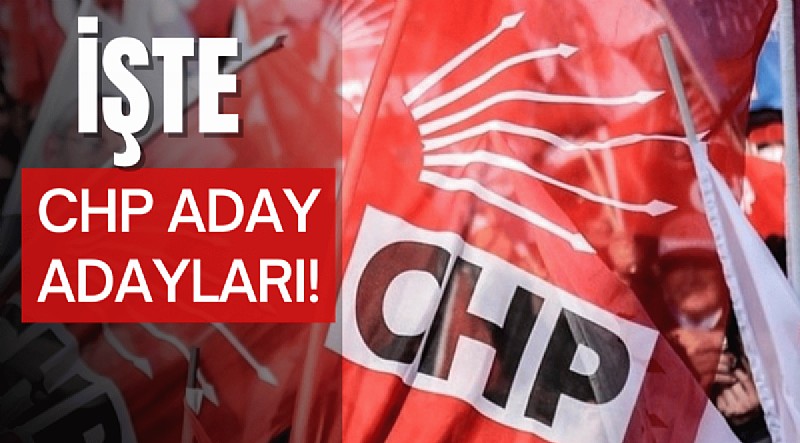 Kocaeli CHP’de büyükşehir ile 12 ilçede aday adayları belli oldu!	