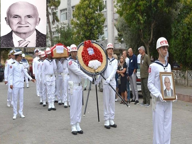 Karamürsel’de emekli astsubay askeri törenle son yolculuğuna uğurlandı!
