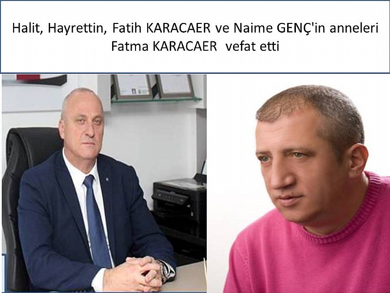 Fatma Karacaer vefat etti