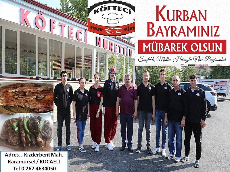 Köfteci Nurettin-Nurettin Altun “ Kurban Bayramınız Mübarek Olsun “