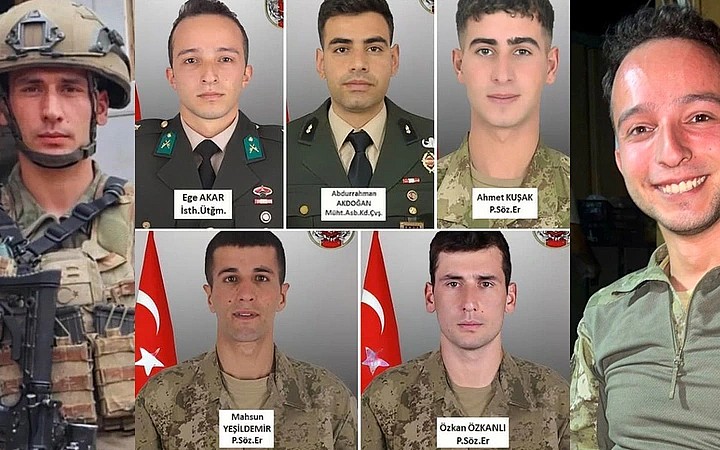 Kuzey Irak' ta şehit olan 12 askerimizin kimlikleri belli oldu