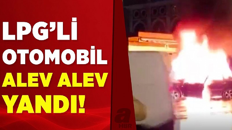 Karamürsel Devlet Hastanesi Otoparkında Araç Alev Aldı