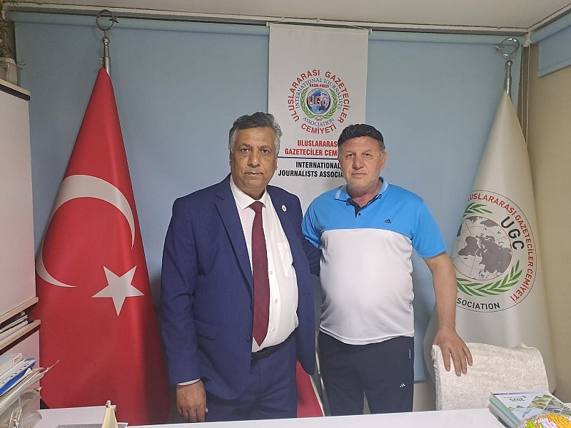 Makedonya’dan Uluslararası Gazeteciler Cemiyeti Genel Başkanı Ahmet Öz‘ e Ziyaret