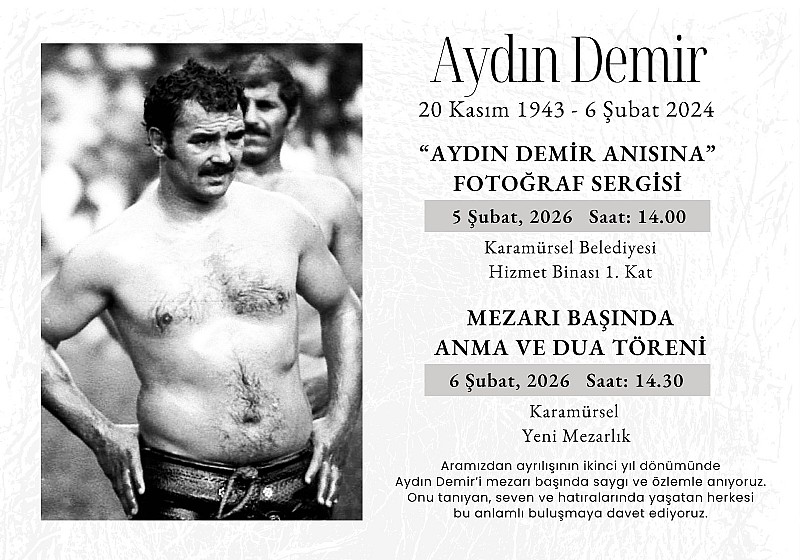 Merhum Başpehlivan “ Aydın Demir Anısına “ Fotoğraf Sergisi	