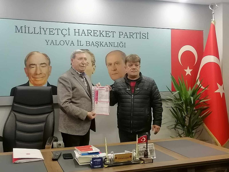 Kenan Şenol, MHP Altınova Belediye Başkan Aday Adayı 