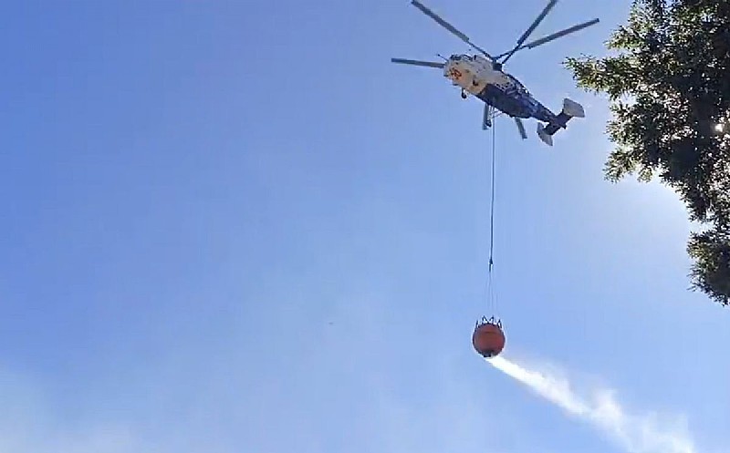 Karamürsel sınırı ile Bursa İznik sınırında orman yangını…