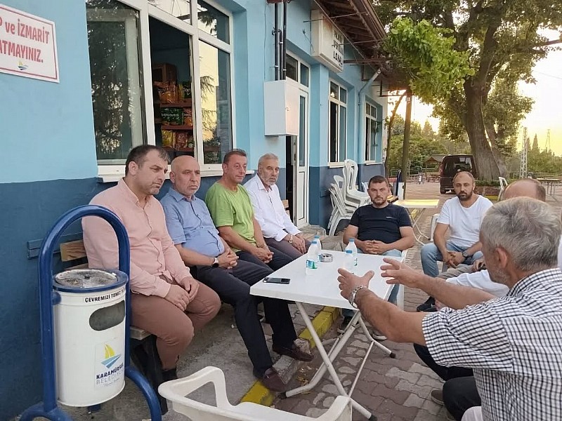 Saadet Partisi Kocaeli İl Başkanı ve Karamürsel İlçe Başkanı, Yangın Bölgesinde İncelemelerde Bulundu
