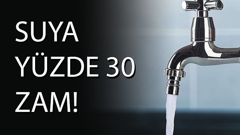 Kocaeli’de suya zam yapıldı	