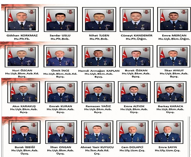 C-130 askeri kargo uçağımızda 20 evladımız şehit düştü