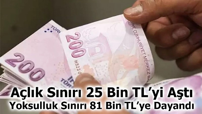 Türkiye’ de Açlık ve Yoksulluk Sınırı Yükseldi. Emekli ile asgari ücretli maaşları açlık sınırının altında kaldı. Dünya’daki bütün ülkeler Türkiye’nin ekonomisini kıskanmaya devam ediyor