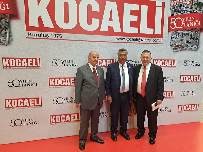 Uluslararası Gazeteciler Cemiyeti UGC “ Kocaeli Gazetesi’nin 50.Kuruluş Yıldönümünü Kutluyoruz”