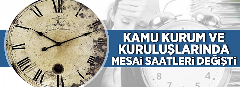 Yalova’da kamu kurum ve kuruluşlarında mesai saatleri değişti!