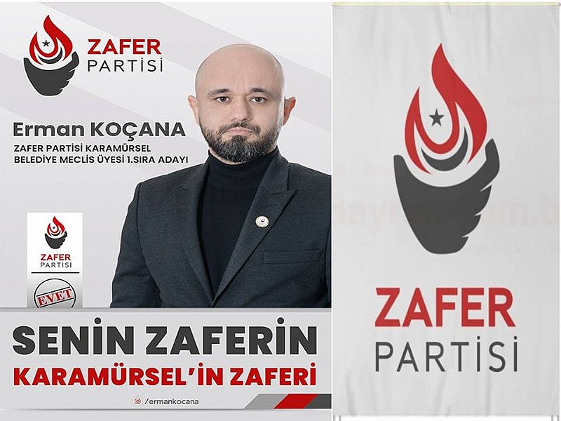Zafer Partisi 1.Sıra Karamürsel Belediye Meclis Üyesi Erman Koçana