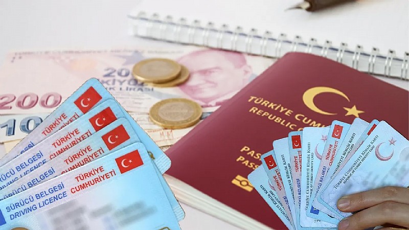 Pasaport , ehliyet ve kimlik kartlarına zam